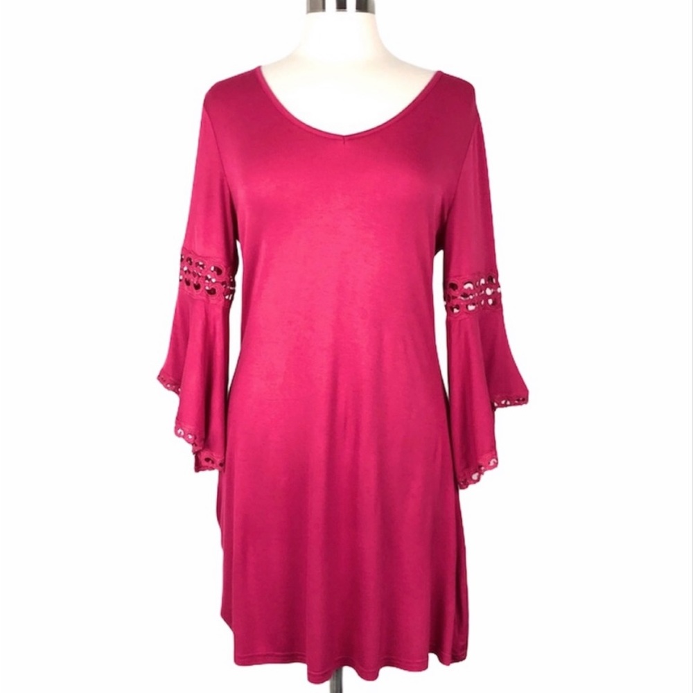 Fury Pink Dress with Cut Out Design